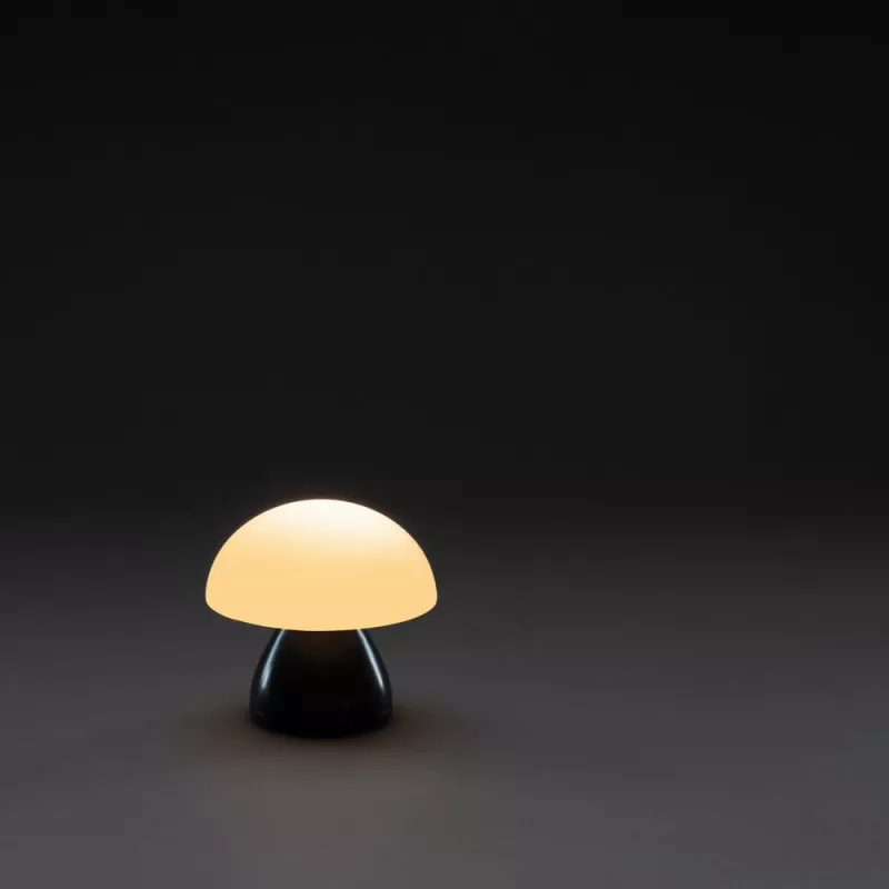 Lampka na biurko Luming, plastik z recyklingu - czarny (P513.741)