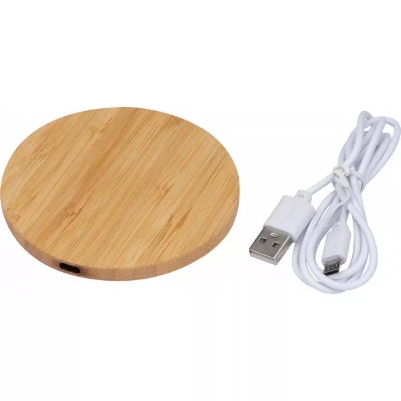 Ładowarka indukcyjna MONS - beżowy (245713)