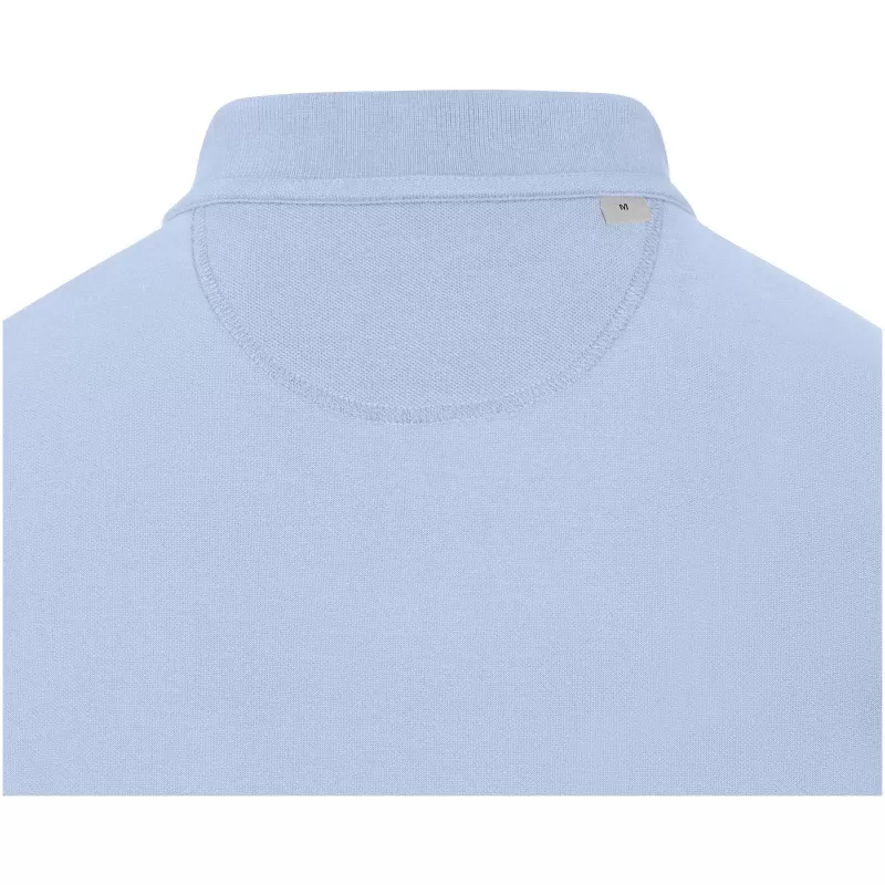Męskie polo Oakville z długim rękawem - Niebieski mgła (38086-MISTBLUE)