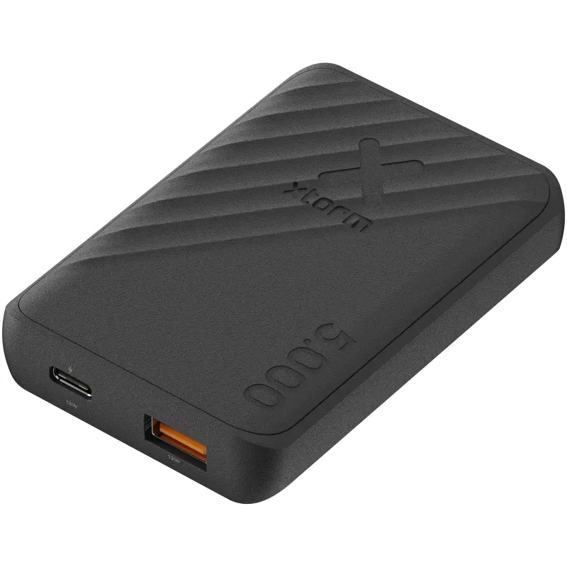 Xtorm Go2 powerbank 12 W 5000 mAh z szybkim ładowaniem  - Czarny (12440990)