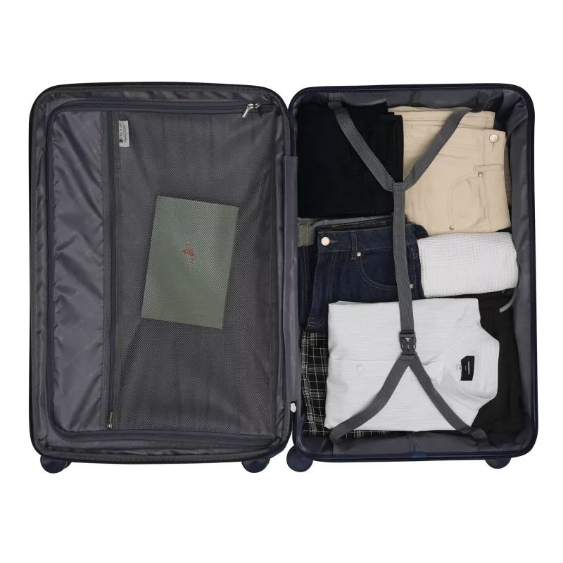 Zestaw walizek - granatowy (56-2210031)