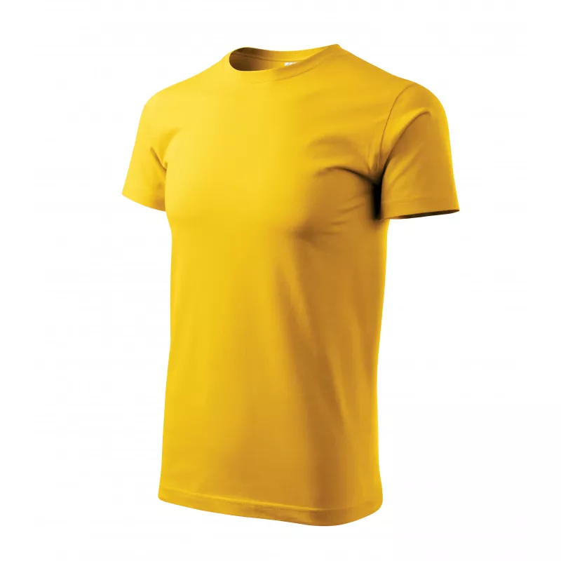 Koszulka bawełniana 160 g/m²  MALFINI BASIC 129 - Żółty (ADLER129-żółTY)