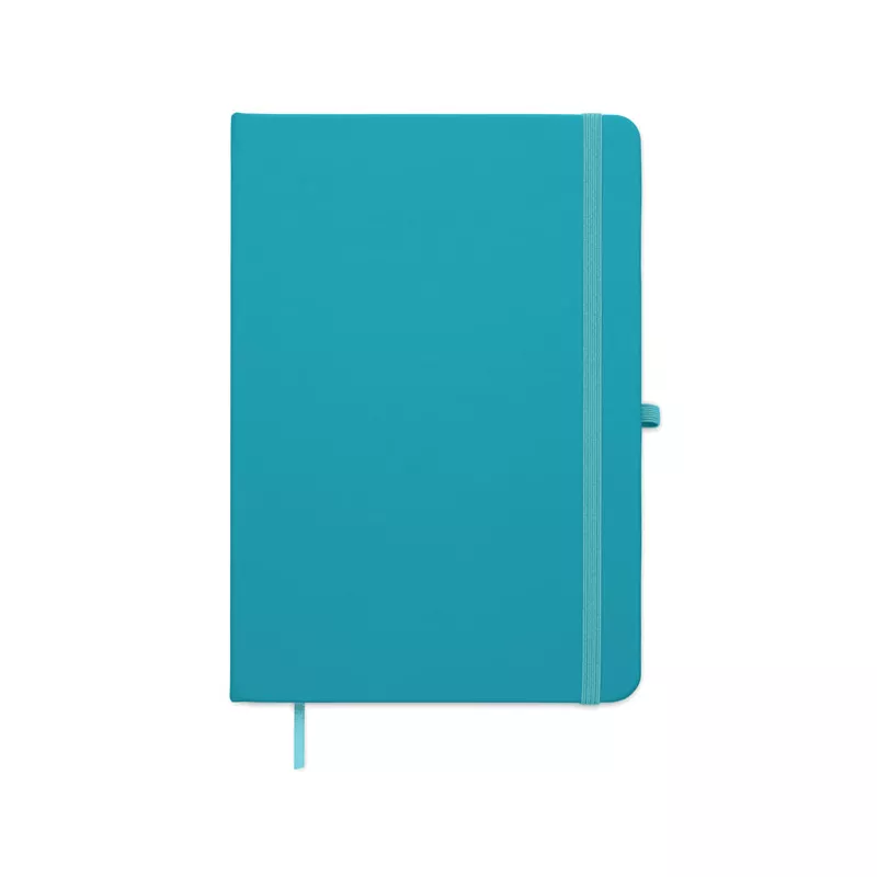 Notes A5 w okładce z PU 96 kartek w linię ARCOLOOP - Turkusowy (MO3124-12)