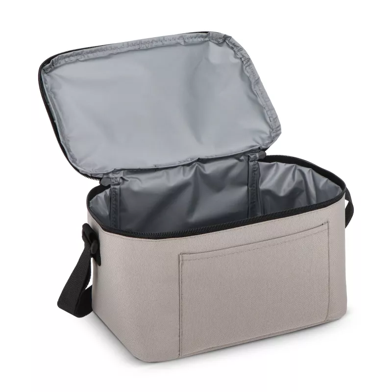 Torba termoizolacyjna R-PET 600D na 6 puszek 25 x 14,5 x 15,5 cm 5 l - szary (LT95388-N0061)