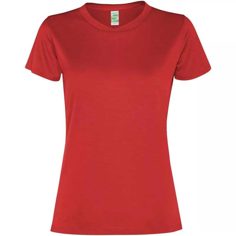 Slam short sleeve women's sports t-shirt - Czerwony (R0305-RED)