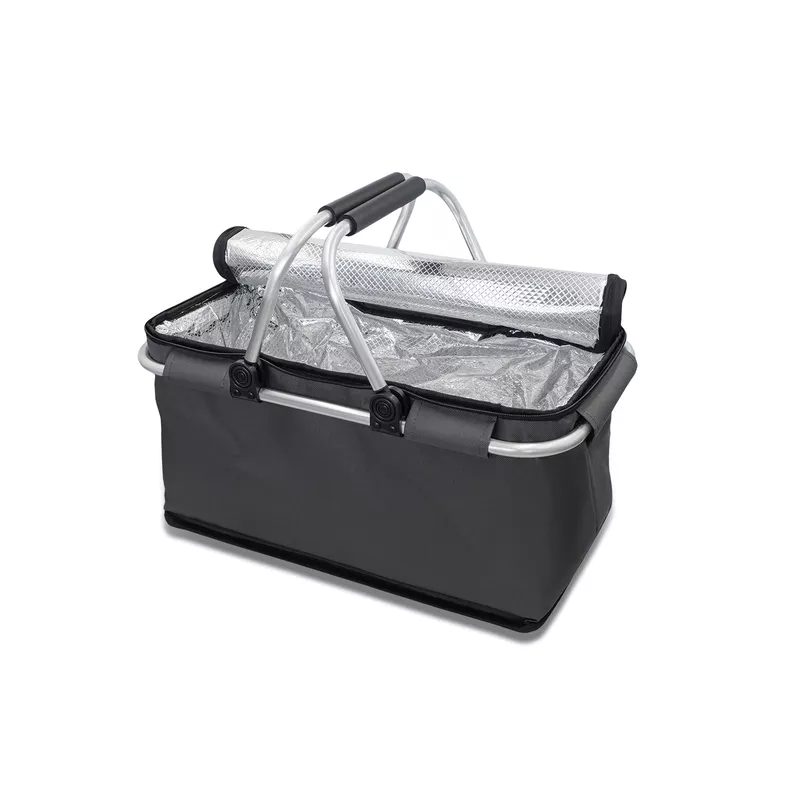 Izotermiczny kosz piknikowy Huron - grafitowy (R08160.41)