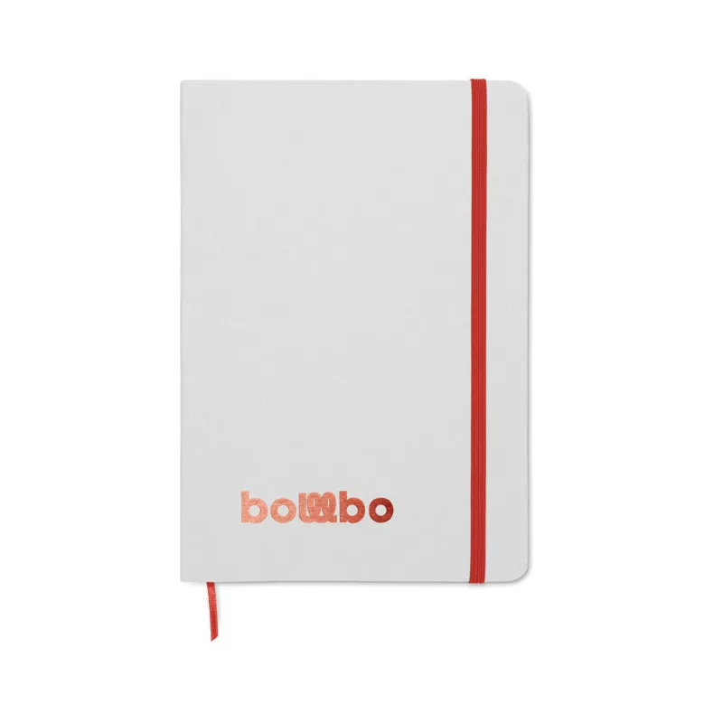 Notes A5 80 kartek w linię ROUTE WHITE - Czerwony (MO2578-05)
