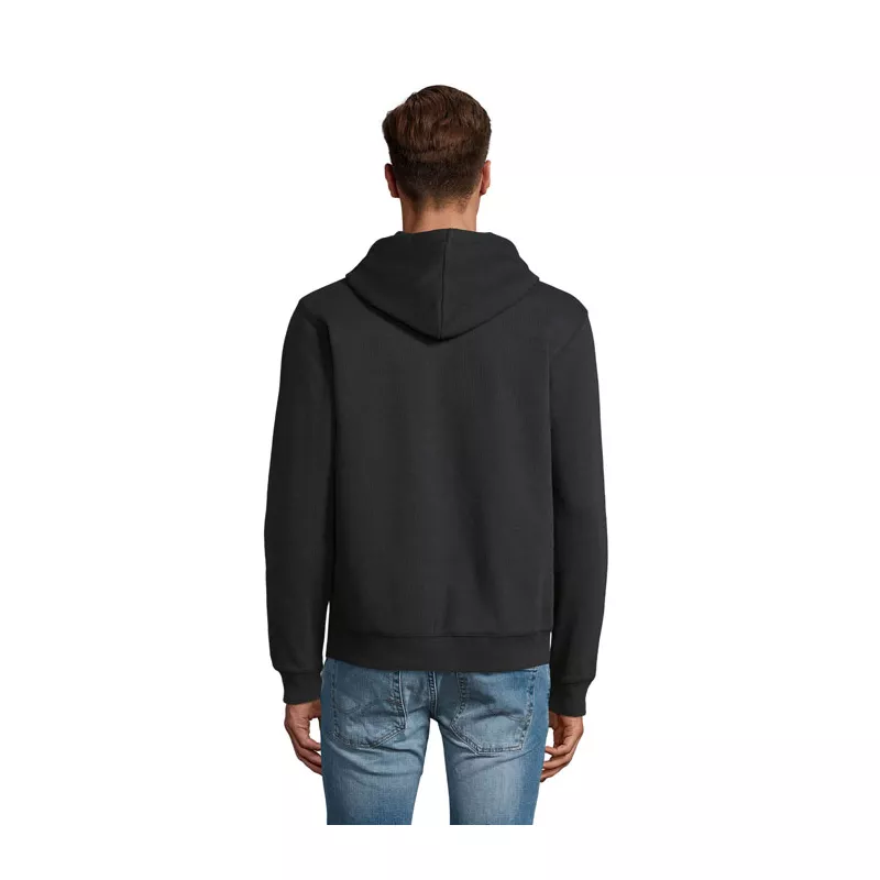 Bluza męska rozpinana 280 g/m² Sol's SPIKE MEN - Czarny (S03105-BK)
