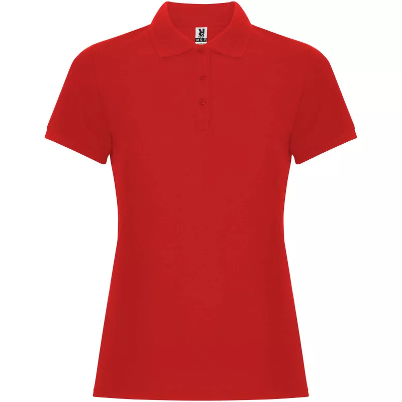 Pegaso Premium koszulka damska polo z krótkim rękawem - Czerwony (R6644-RED)