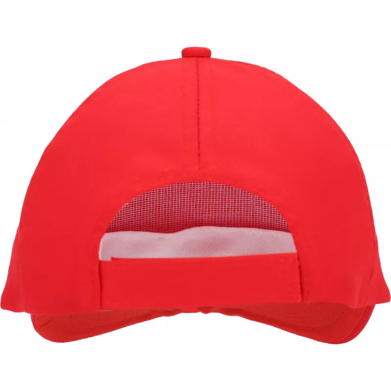 Czapka z daszkiem 5 paneli SANTA FE - czerwony (246605)