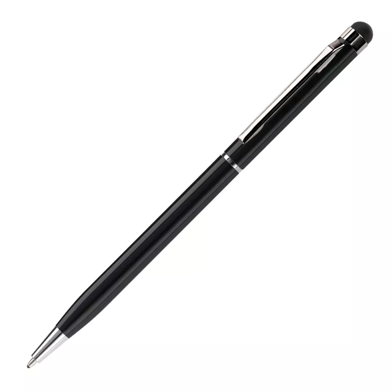 Długopis aluminiowy z dotykowym rysikiem - czarny (LT87557-N0002)