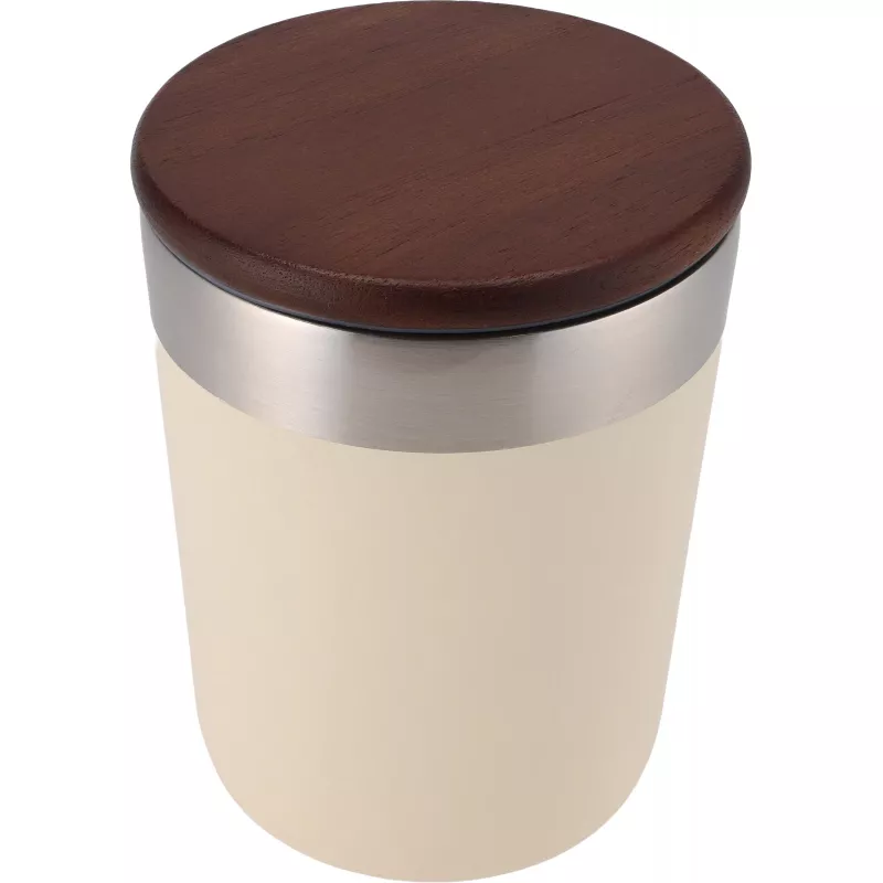 Kubek termiczny stalowy z recyklingu PORTOFINO MoLu 300 ml - biały (397906)