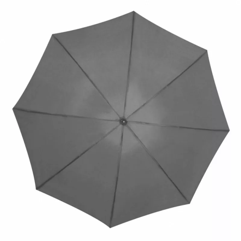 Parasol manualny XL Ø133 cm HURRICAN - szary (518707)