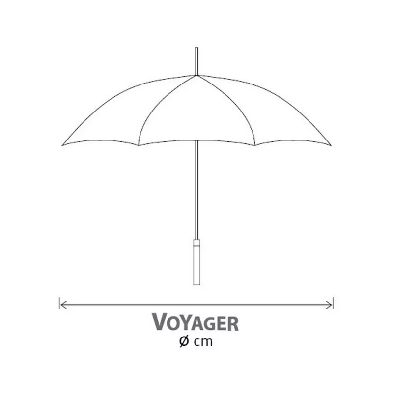 Parasol plażowy ø147 cm - żółty (V7675-08)