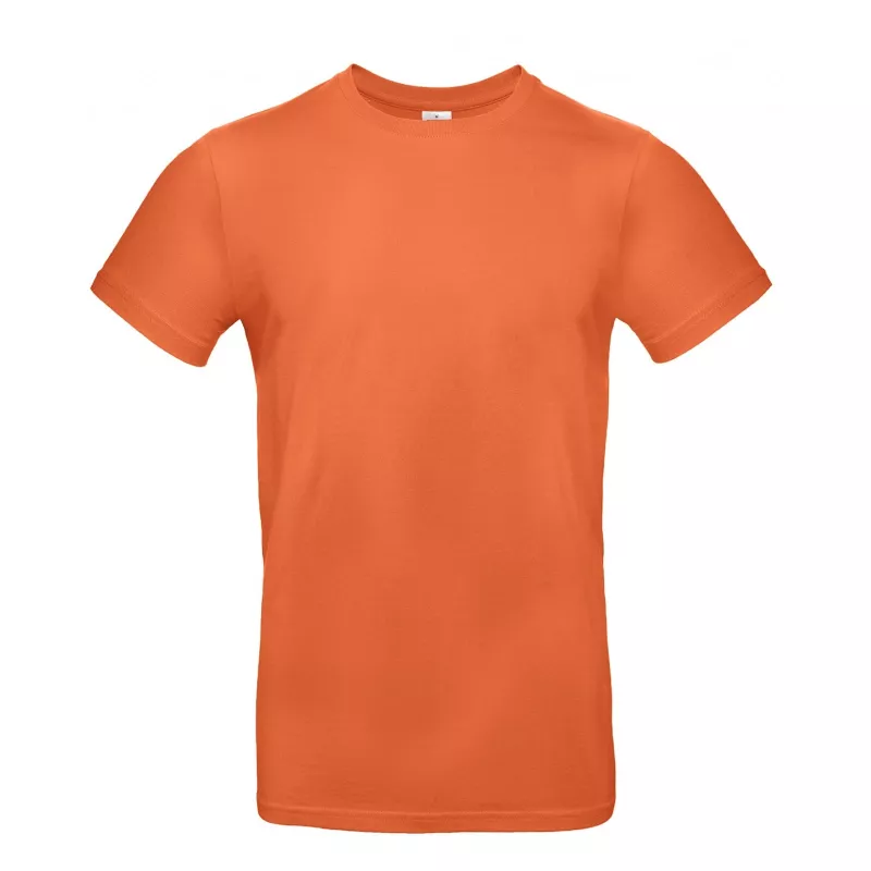 Koszulka reklamowa 185 g/m² B&C #E190 - Urban Orange (231) (TU03T/E190-URBAN ORANGE)