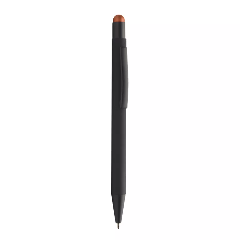 Długopis metalowy z kolorowym grawerem Pearly - pomarańcz (AP845170-03)
