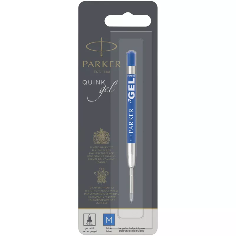 Gel ballpoint pen refill - Błękitny-Srebrny (42000381)