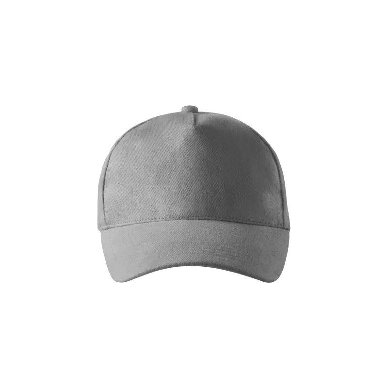 Reklamowa czapka z daszkiem 5 panelowa Malfini 5P 307 - siwoszary (ADLER307-SIWOSZARY)