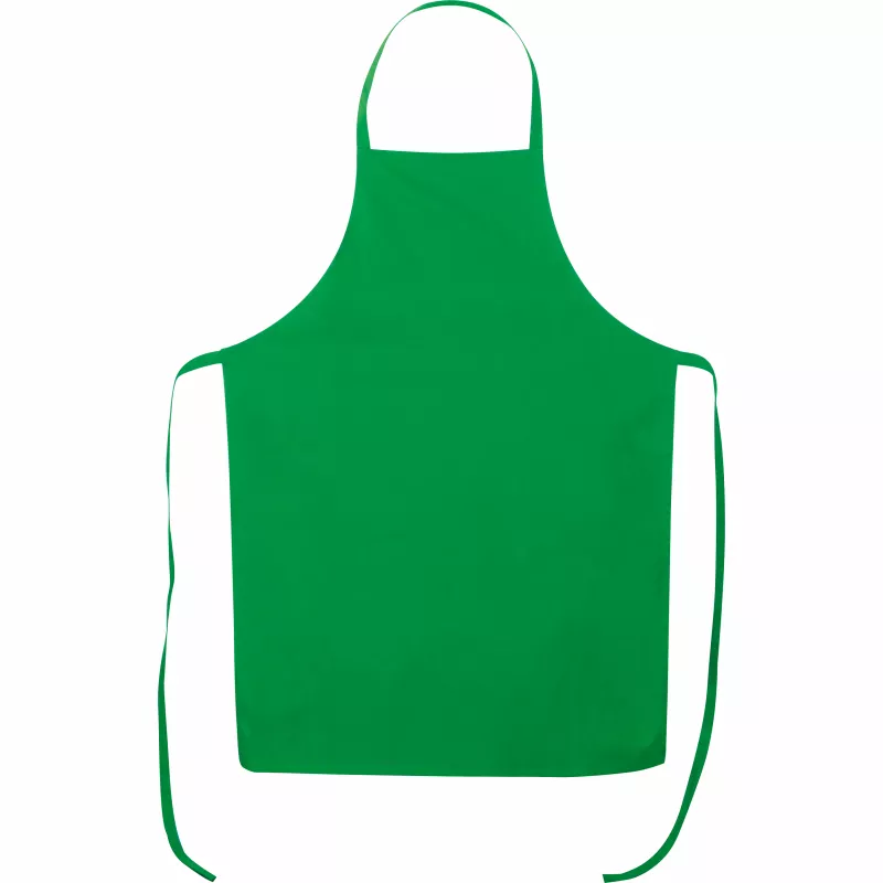 Fartuch kuchenny wiązany z tyłu z bawełny 170 g/m² - zielony (8066409)