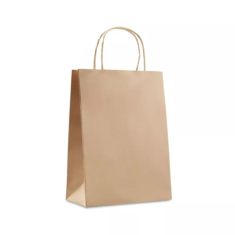 Torba papierowa z recyklingu 150 g/m² PAPER MEDIUM - Bezowy (MO8808-13)