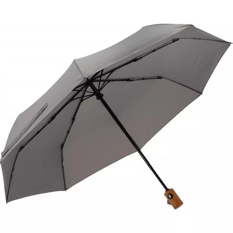 Parasol automatyczny Ø100 cm rPET IPSWICH - szary (322307)