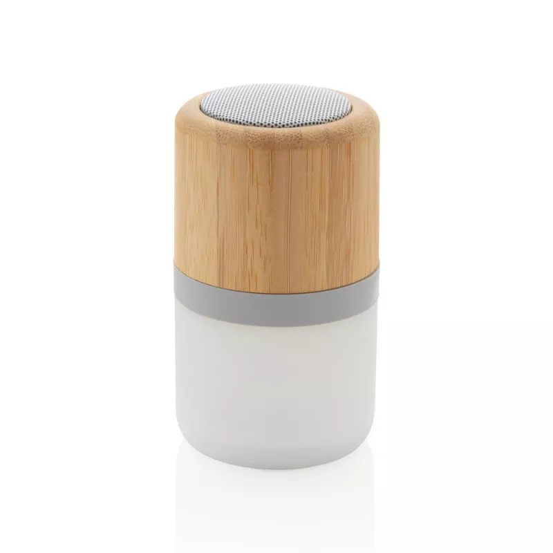 Głośnik bezprzewodowy 3W, lampka - biały (P329.343)