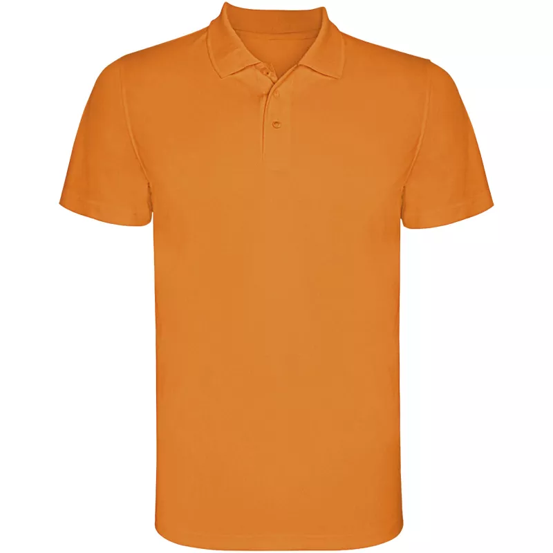 Dziecięca sportowa koszulka polo z poliestru 150 g/m² ROLY MONZHA  - Fluor Orange (K0404-FLORANGE)