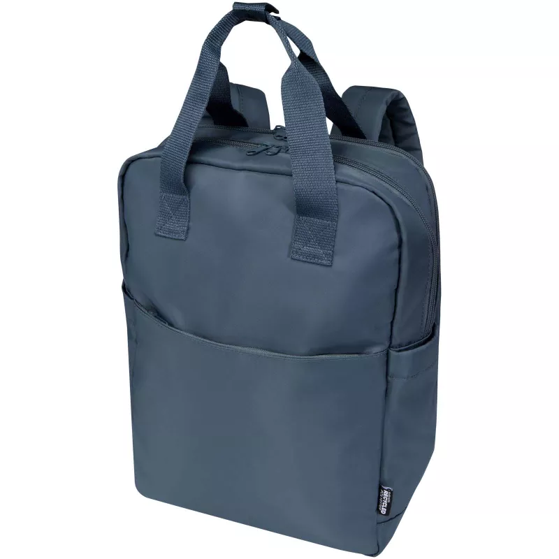 Trip Aware™, plecak na laptopa 14 cali wykonany z materiałów z recyklingu, 9 l - Hale Blue (12076255)