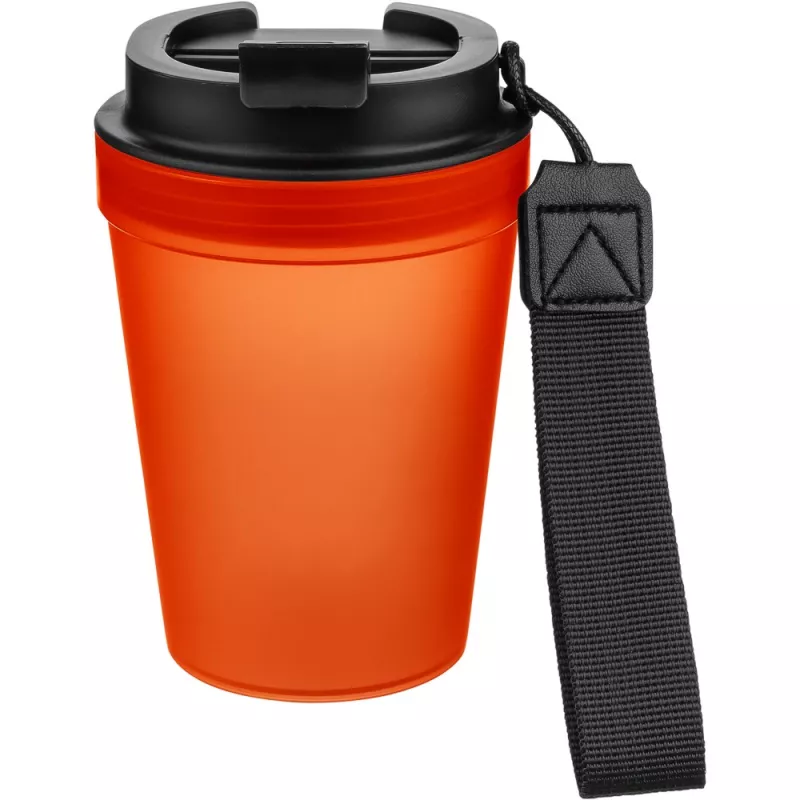 Kubek podróżny 350 ml - pomarańczowy (VB287-07)