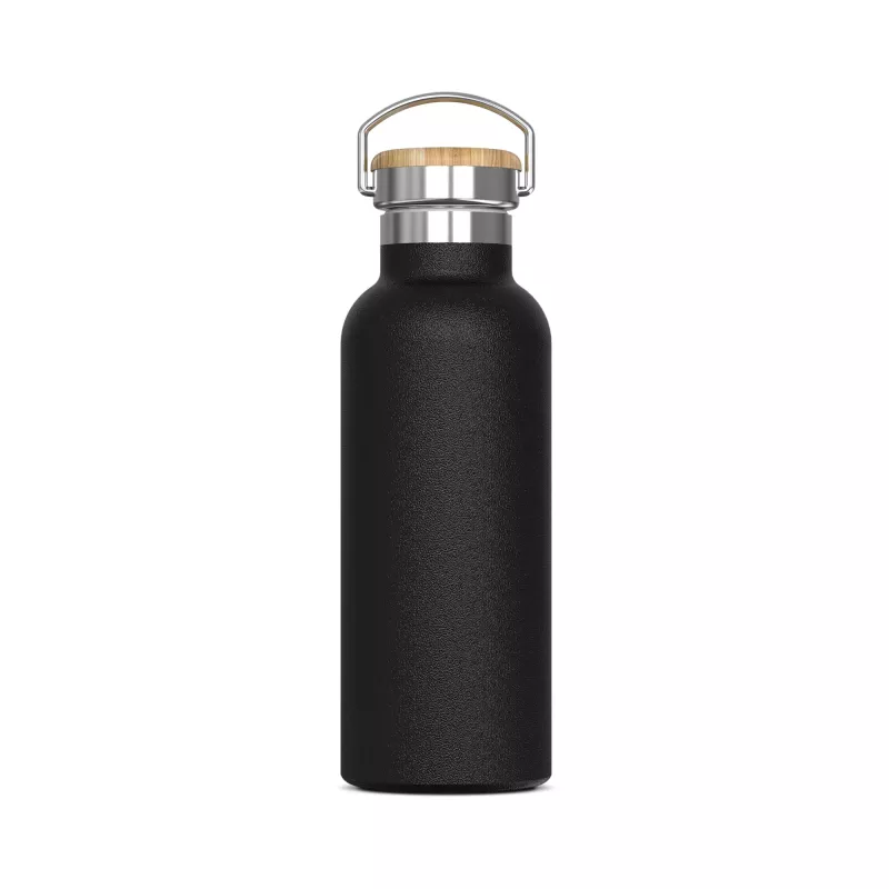 Butelka termiczna z podwójnymi ściankami Ashton 500ml - czarny (LT98882-N0002)