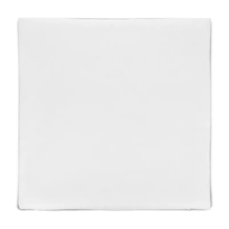 Poszewka z tkaniny twill i poduszka 40x40 cm sublimacja - biały (LT97229-N0001)