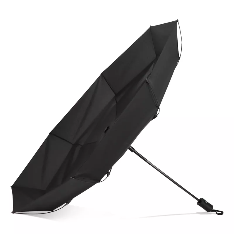 Daintree 190T Pongee 21.5" Składany parasol automatyczny, wiatroodporny - czarny (LT97116-N0002)