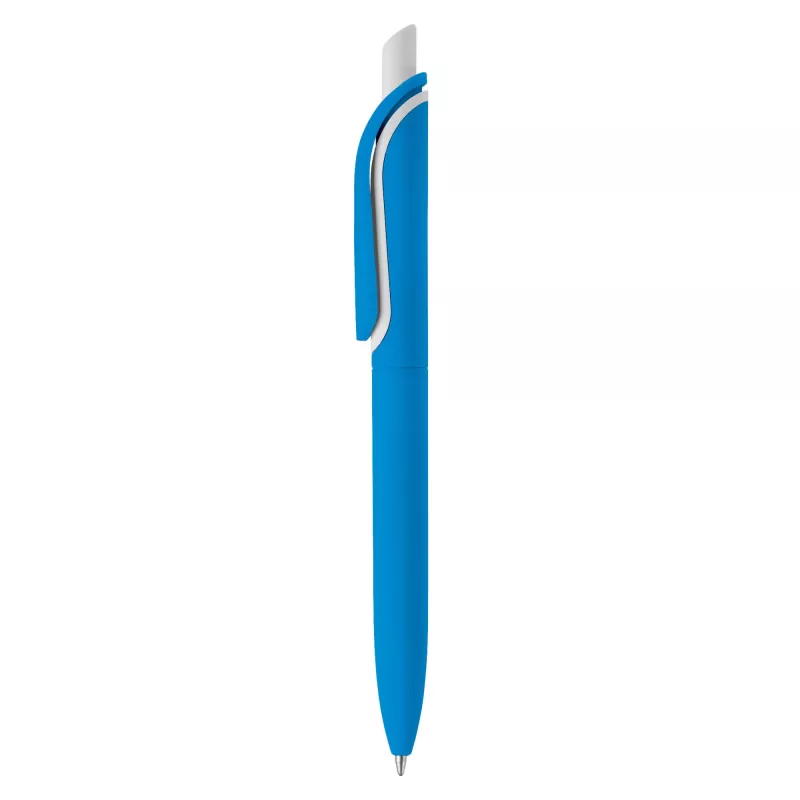 Delikatny w dotyku długopis Click Shadow Wyprodukowany w Niemczech - niebieski (LT80120-N0011)