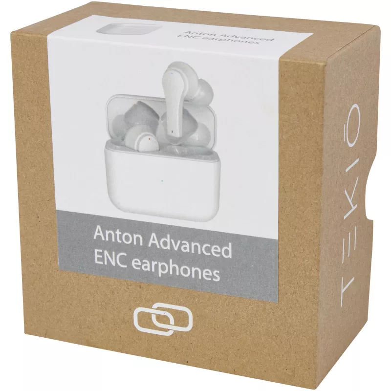 Anton Advanced słuchawki douszne z technologią ENC - Biały (12428401)