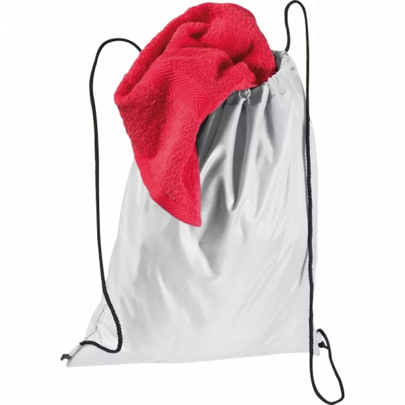 Worek z poliestru z recyklingu 210D WANDA - biały (6470006)