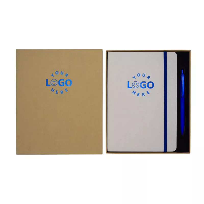 Zestaw notes z długopisem Aurores - niebieski (R47122.04)