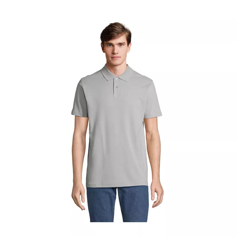Koszulka polo unisex z czesanej bawełny Sol's PULSE - Pure Grey (S04502-PG)