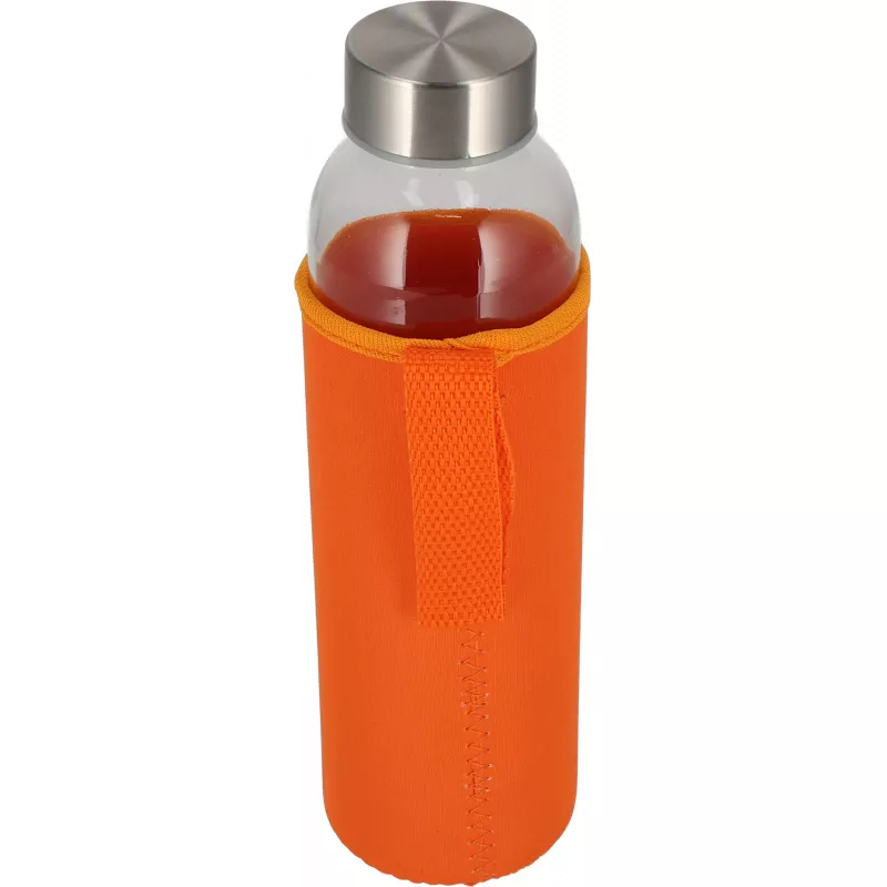 Butelka szklana KLAGENFURT 500 ml - pomarańczowy (084210)