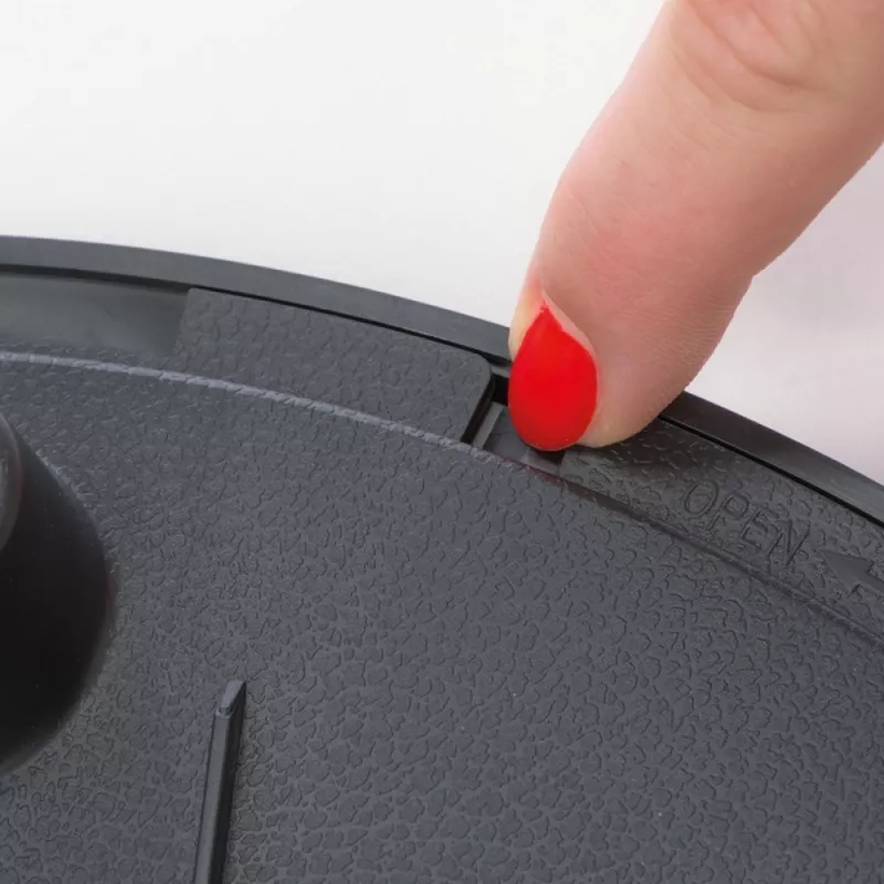 Zegar ścienny CrisMa LUIZA - czarny (4345003)