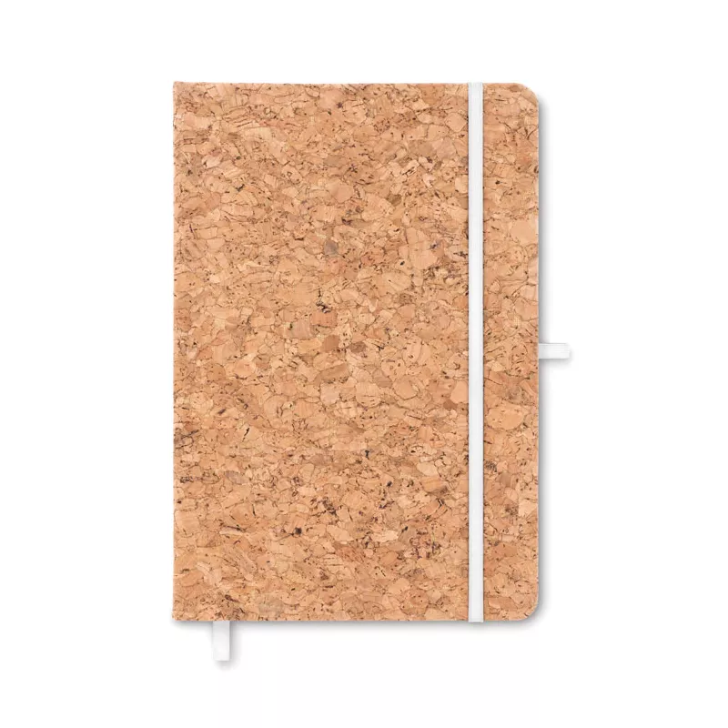 Notes A5 w korkowej okładce 96 kartek w linię SUBER - Bialy (MO9623-06)