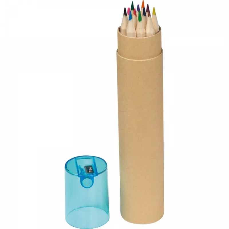 Kredki drewniane 12 kolorów MIA - brązowy (1182401)