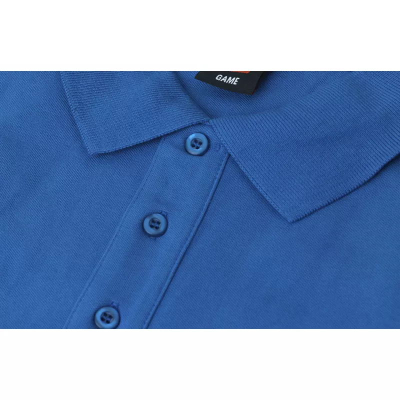 Koszulka bawełniana 210 g/m² ID Polo/stretch 0525 - Azure (0525-AZURE)