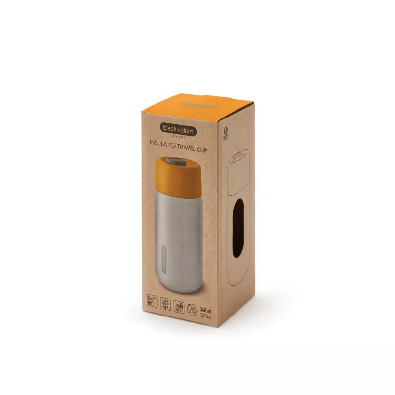 Kubek termiczny 340 ml Black+Blum - pomarańczowy (P439.1508)