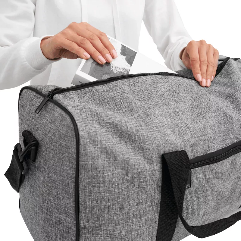 Torba sportowa - czarny, szary (56-0808562)