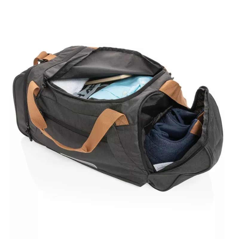 Torba sportowa, podróżna Impact AWARE™ rPET Urban - czarny (P707.091)