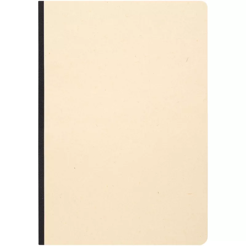 Liliana notatnik A5 z trzciny cukrowej z miękką okładką z RPET - Czarny (10612590)