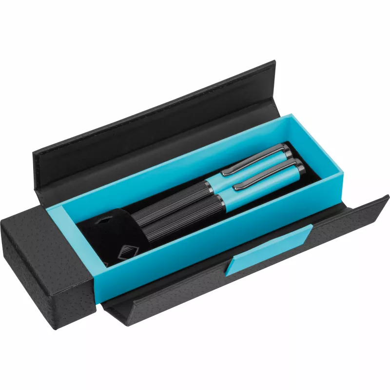 Zestaw piśmienny długopis i pióro kulkowe REGINALD - real/light green (1539824)