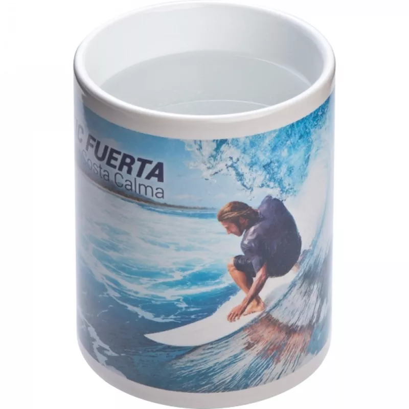 Kubek ceramiczny do sublimacji zmieniający kolor 300 ml JACOPO - czarny (8343803)