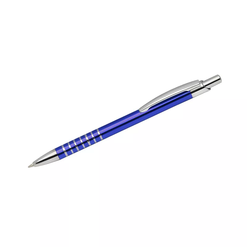 Długopis reklamowy metalowy RING - niebieski (19452-03)
