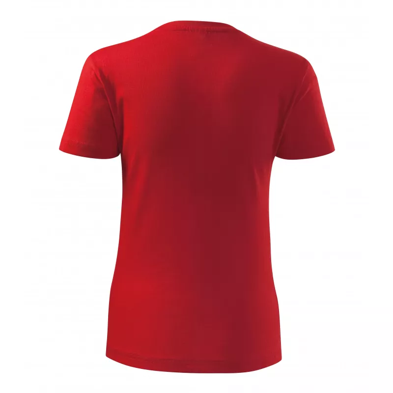Damska koszulka bawełniana 145 g/m² MALFINI CLASSIC NEW 133 - Czerwony (ADLER133-CZERWONY)